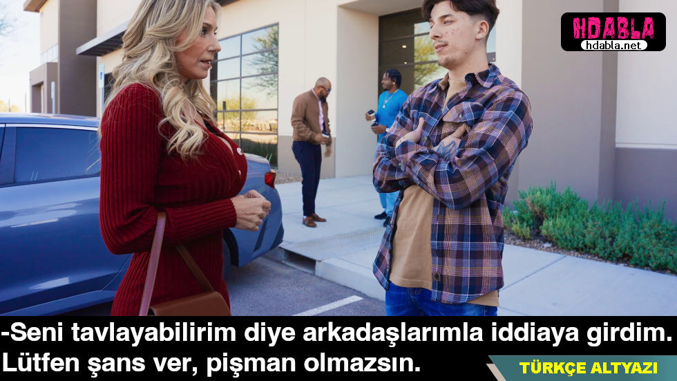 Olgun kadın beni arkadaşlarımın önünde rezil etmesin diye yalvardım